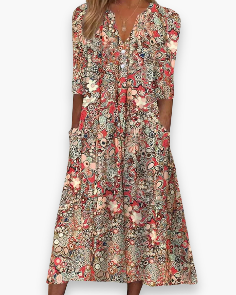 Damen Elegantes Sommerkleid