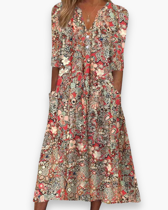 Damen Elegantes Sommerkleid