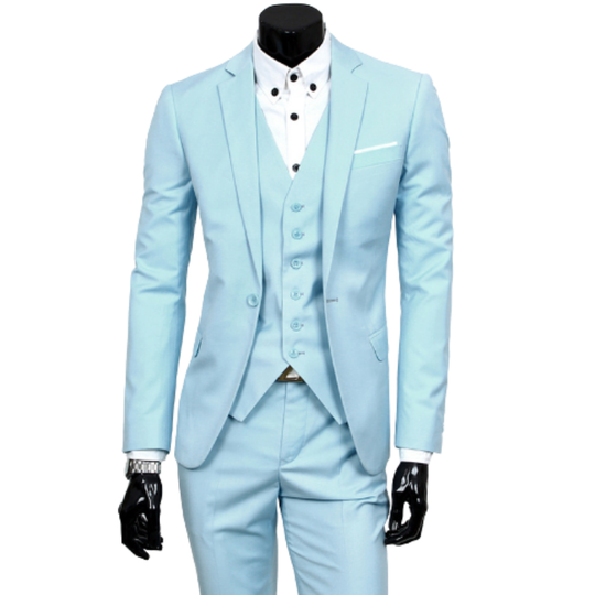 Herren 3-teiliges Modernes Anzug Set | Hochzeitsgäste