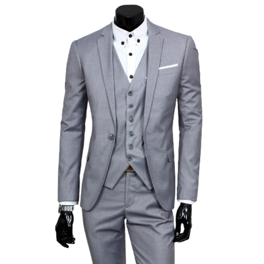Herren 3-teiliges Modernes Anzug Set | Hochzeitsgäste