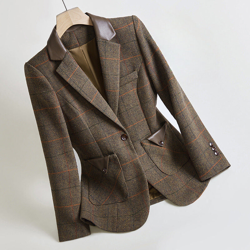 Damen Klassischer Blazer mit Knopf | Einreiher