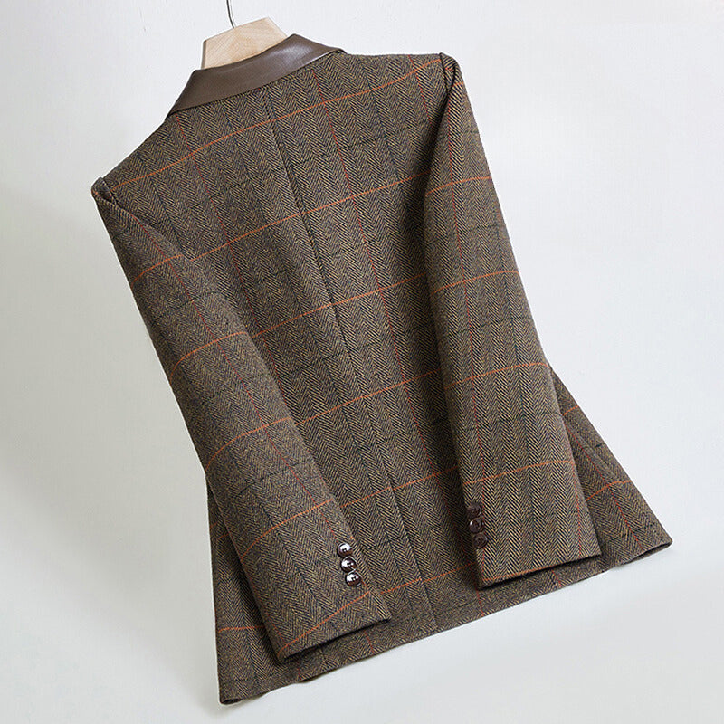 Damen Klassischer Blazer mit Knopf | Einreiher