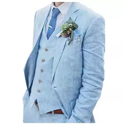 Herren Anzug Slim Fit 3-teilig | Hochzeitsgäste Formell