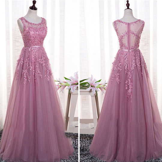 Damen Ballkleid mit Herz-Ausschnitt und Spaghettiträgern | Maxi