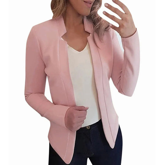 Damen Blazer ohne Verschluss | Offene Form Hüftlang