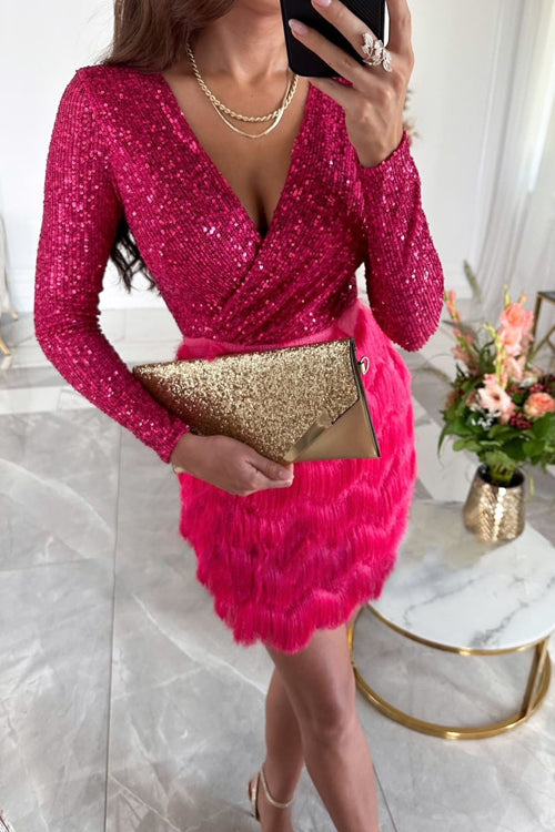 Damen Abendmode Paillettenkleid | Eleganter Look