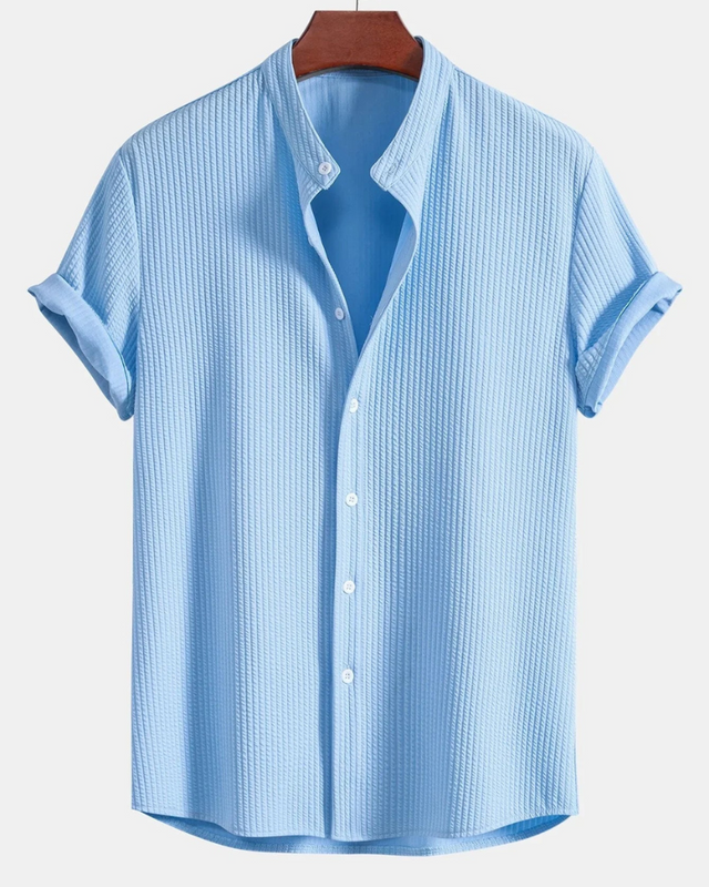Herren Elegantes Polo Shirt | Stehkragen Atmungsaktiv