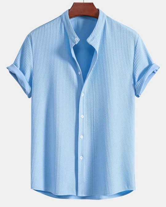 Herren Elegantes Polo Shirt | Stehkragen Atmungsaktiv