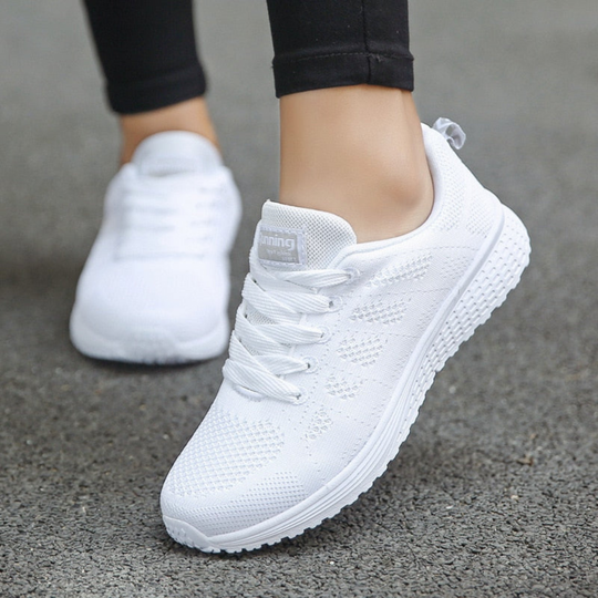 Damen Bequeme Freizeit Sneaker | Atmungsaktiv