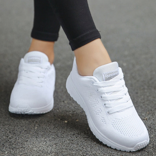 Damen Bequeme Freizeit Sneaker | Atmungsaktiv