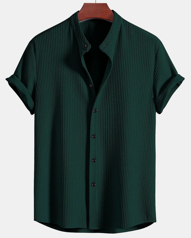 Herren Elegantes Polo Shirt | Stehkragen Atmungsaktiv