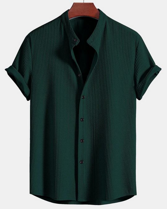 Herren Elegantes Polo Shirt | Stehkragen Atmungsaktiv