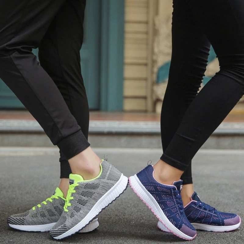 Damen Bequeme Freizeit Sneaker | Atmungsaktiv