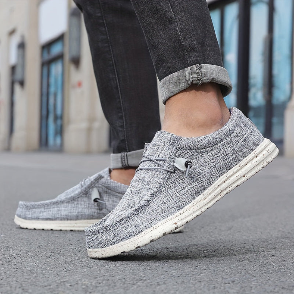 Herren Bequeme Slip-On Sneaker | Stilvoll und Atmungsaktiv