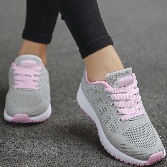 Damen Bequeme Freizeit Sneaker | Atmungsaktiv