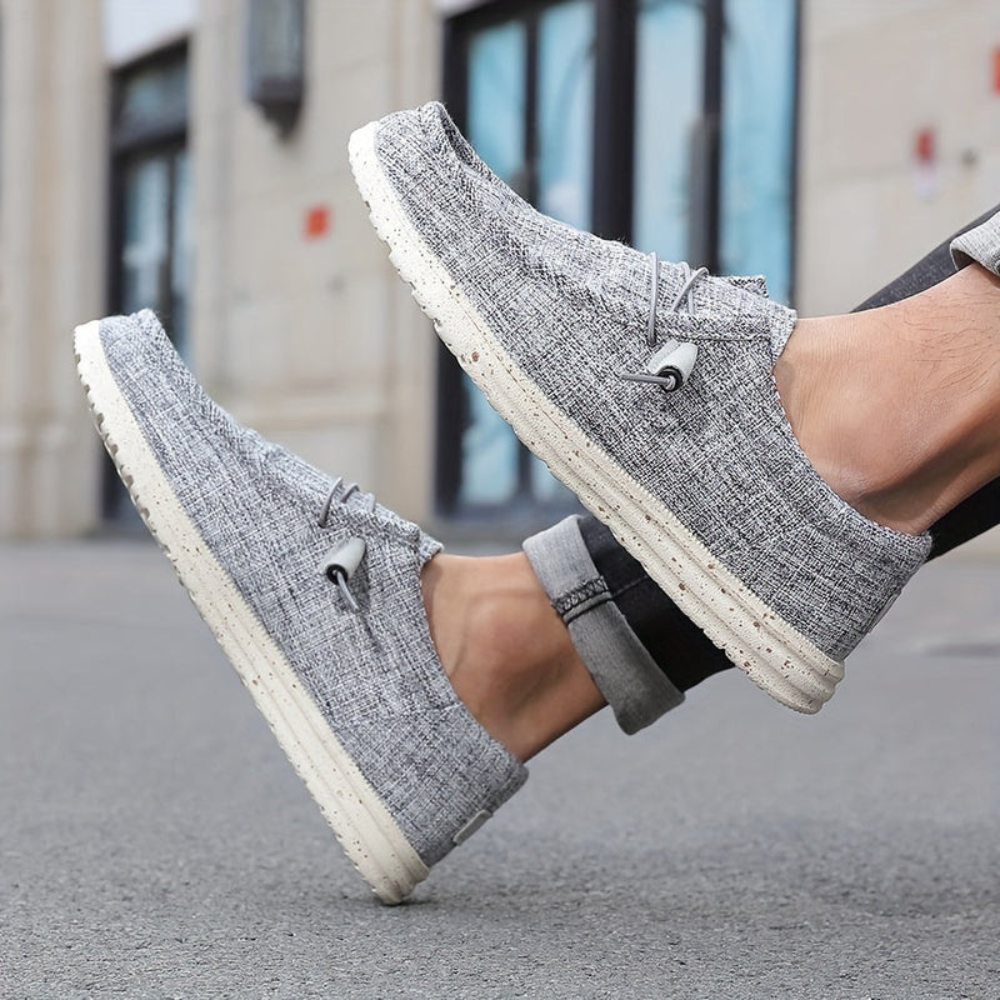 Herren Bequeme Slip-On Sneaker | Stilvoll und Atmungsaktiv