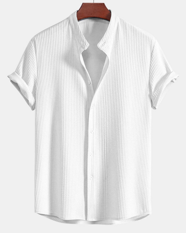 Herren Elegantes Polo Shirt | Stehkragen Atmungsaktiv