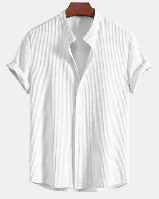 Herren Elegantes Polo Shirt | Stehkragen Atmungsaktiv