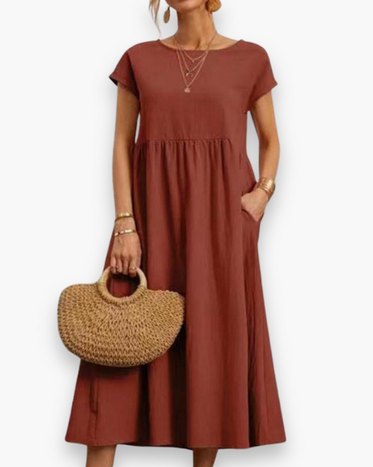 Damen Elegant Sommerkleid | Maxi