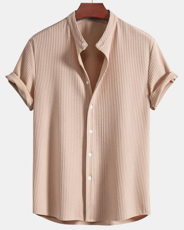 Herren Elegantes Polo Shirt | Stehkragen Atmungsaktiv