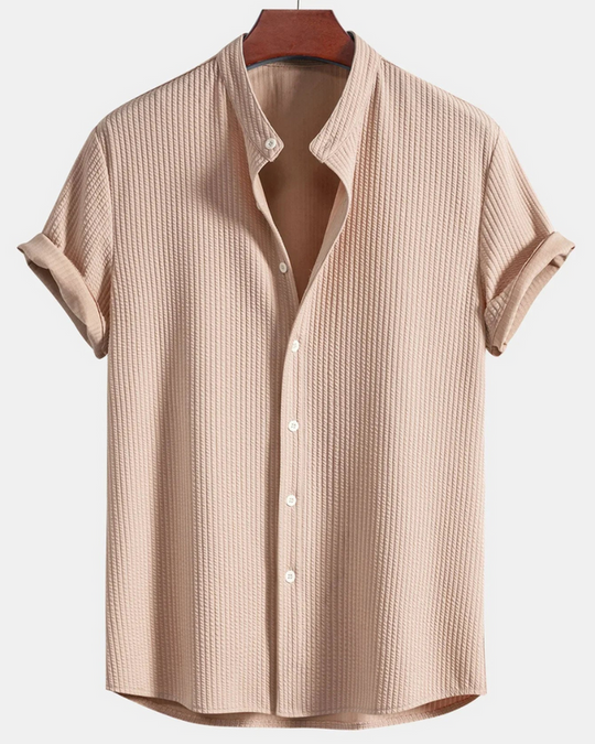Herren Elegantes Polo Shirt | Stehkragen Atmungsaktiv