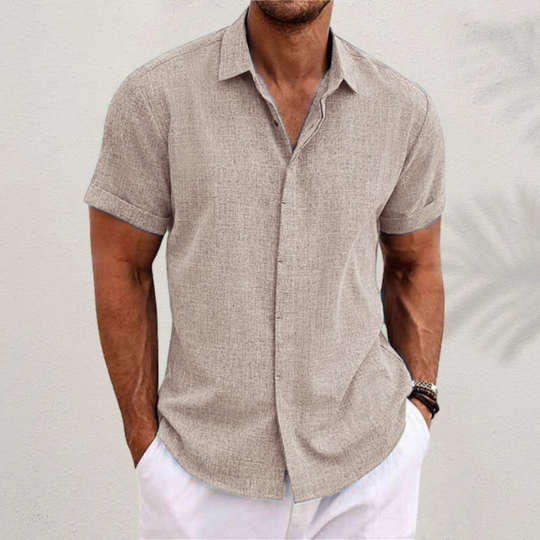 Herren Klassisches Button-Up Hemd | Sommerlich Elegant