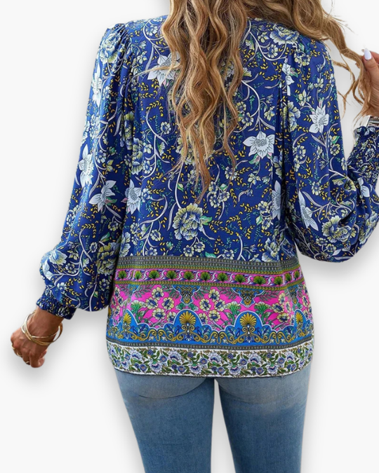Damen Luftiges Blumen Top | Sommer Tops Damen