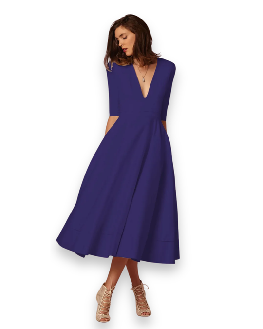 Damen Elegantes Festliches Kleid | Prinzessinnenkleid für Hochzeitsgast
