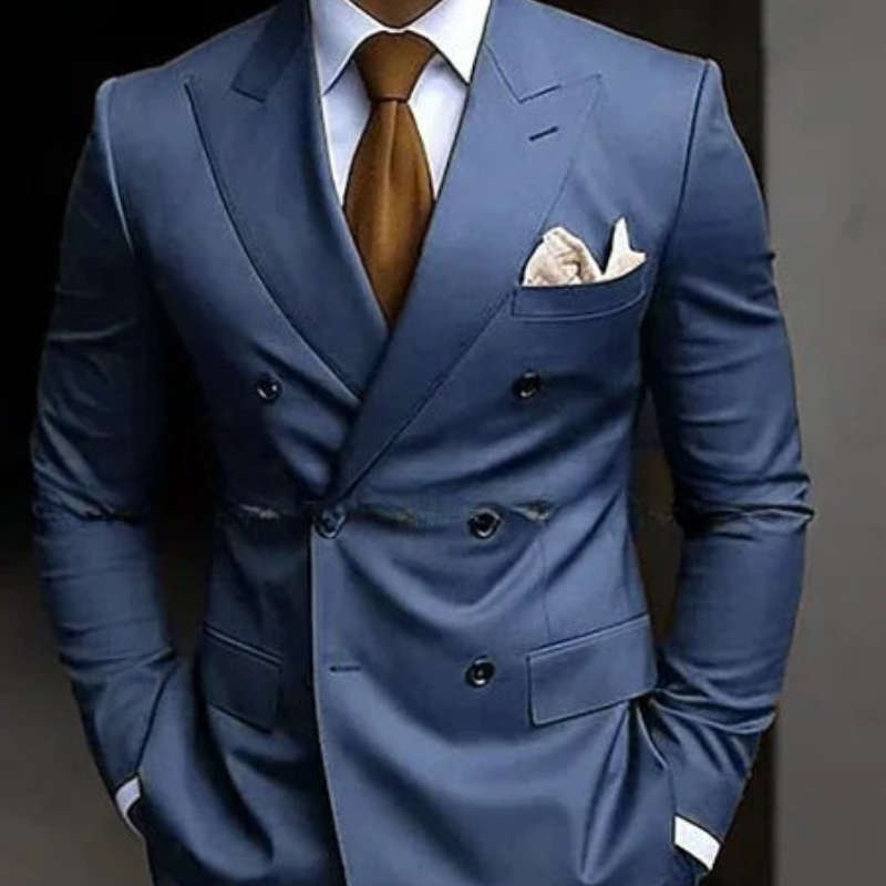 Herren Anzug 3-teilig Slim Fit | Hochzeitsgäste Mit Zweireihiges Sakko