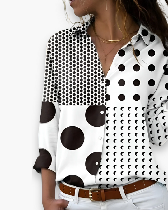 Damen Bluse mit Druckmotiv | Lässig und Klassisch
