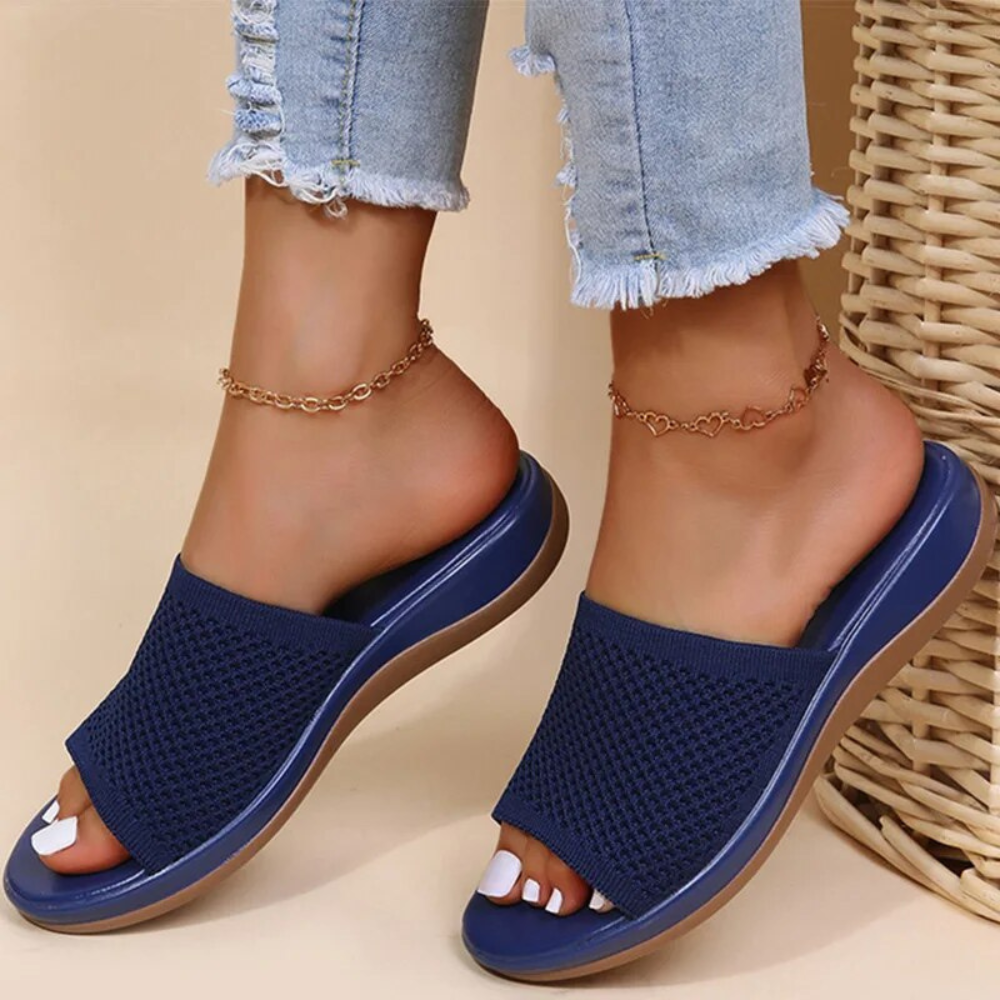 Damen Bequeme Pantoffel Sandalen | Atmungsaktiv Hausschuhe