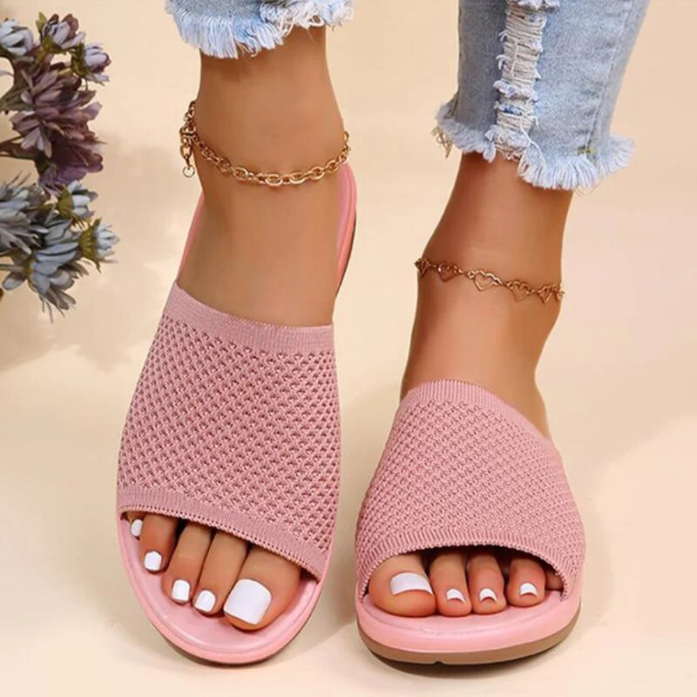 Damen Bequeme Pantoffel Sandalen | Atmungsaktiv Hausschuhe