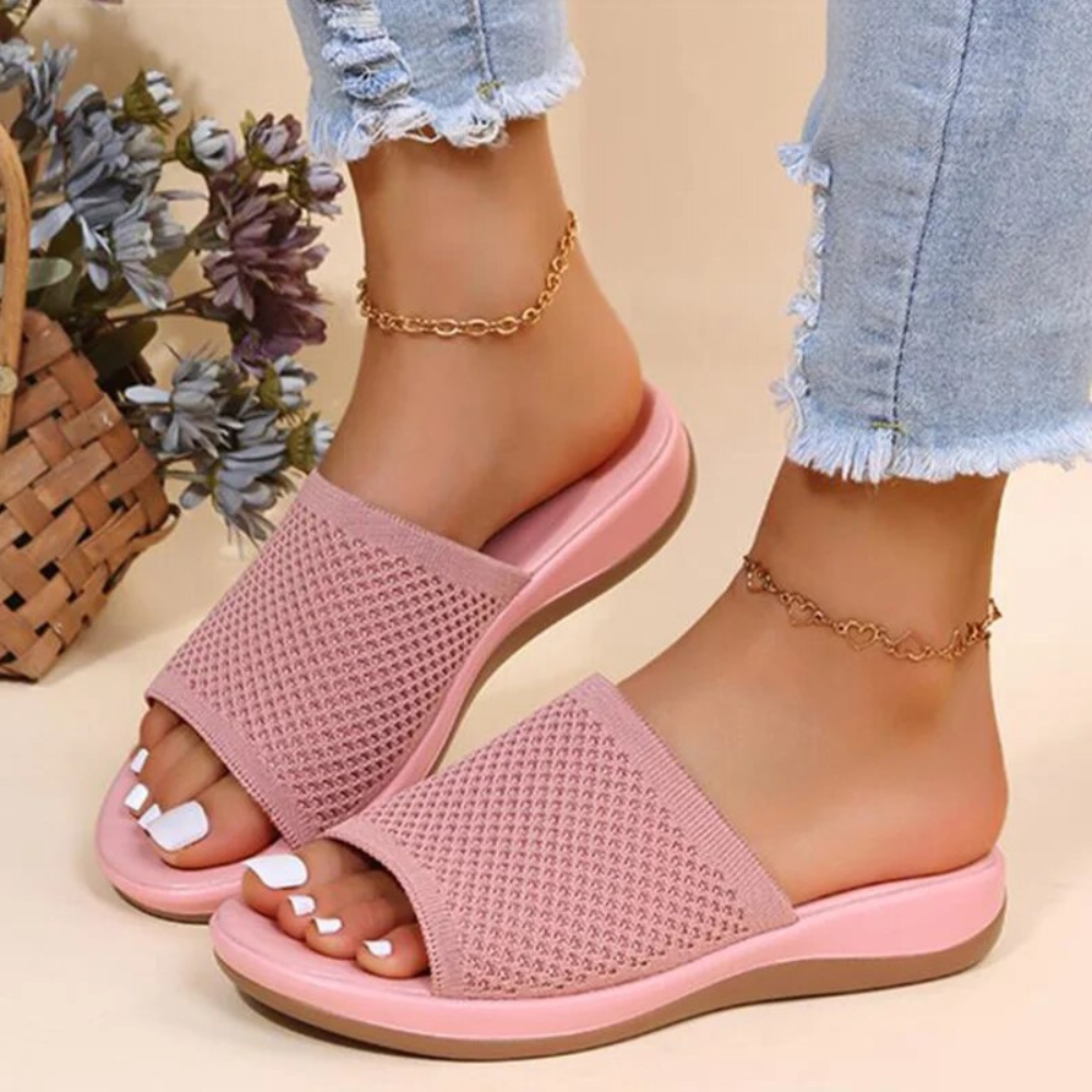 Damen Bequeme Pantoffel Sandalen | Atmungsaktiv Hausschuhe