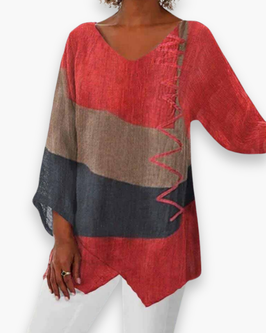 Damen Stilvolle Bauchbedeckende Bluse | Lässig