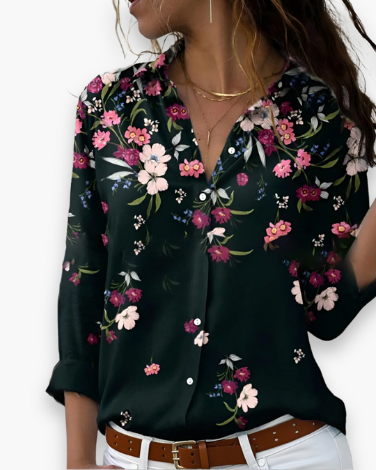 Damen Bluse mit Druckmotiv | Lässig und Klassisch
