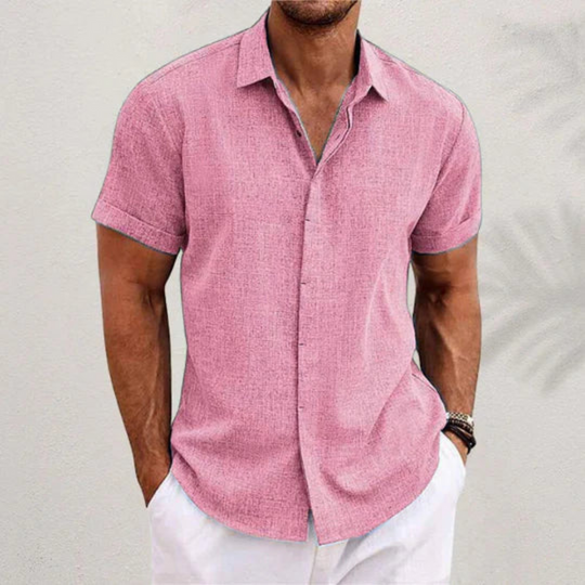 Herren Klassisches Button-Up Hemd | Sommerlich Elegant