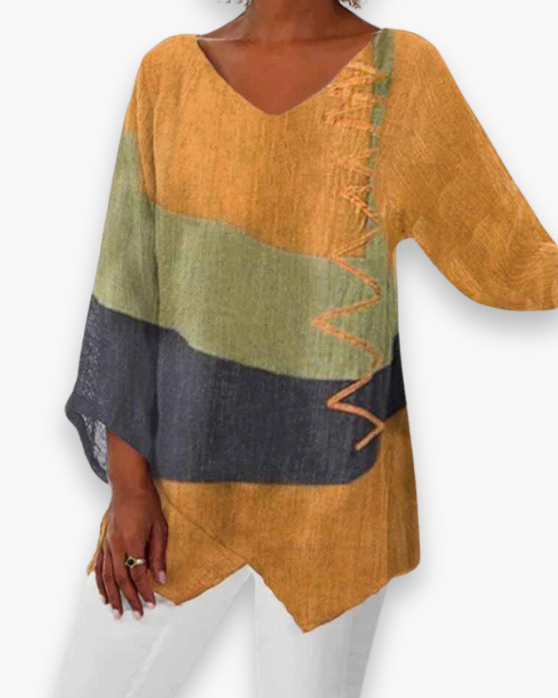 Damen Stilvolle Bauchbedeckende Bluse | Lässig