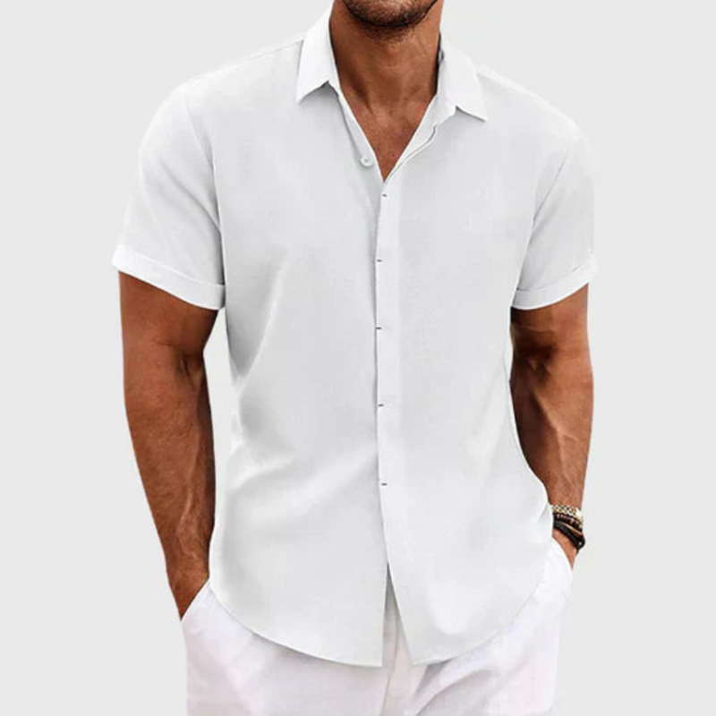 Herren Klassisches Button-Up Hemd | Sommerlich Elegant