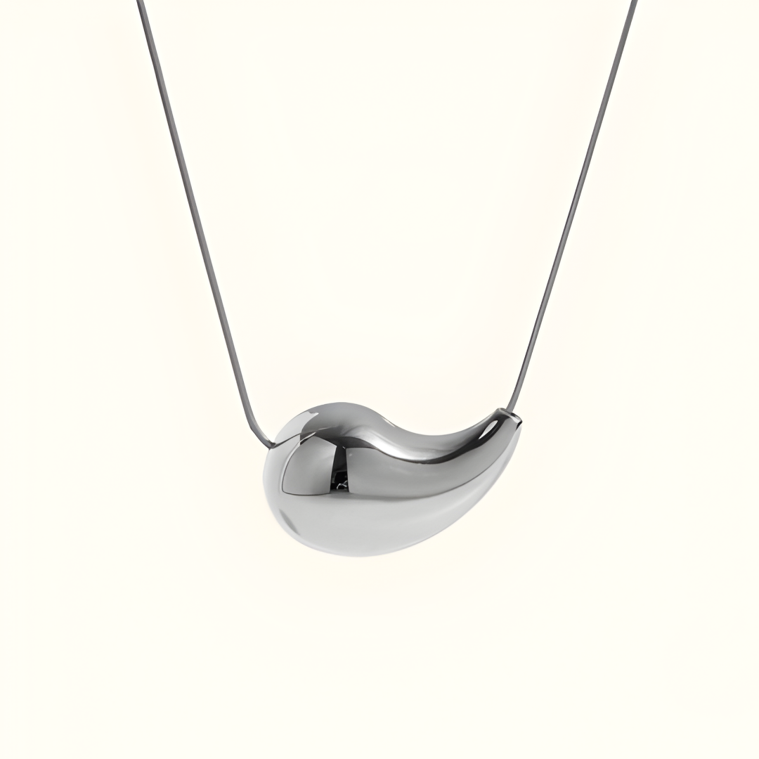 Damen Halskette Anhänger | Geschwungene Form