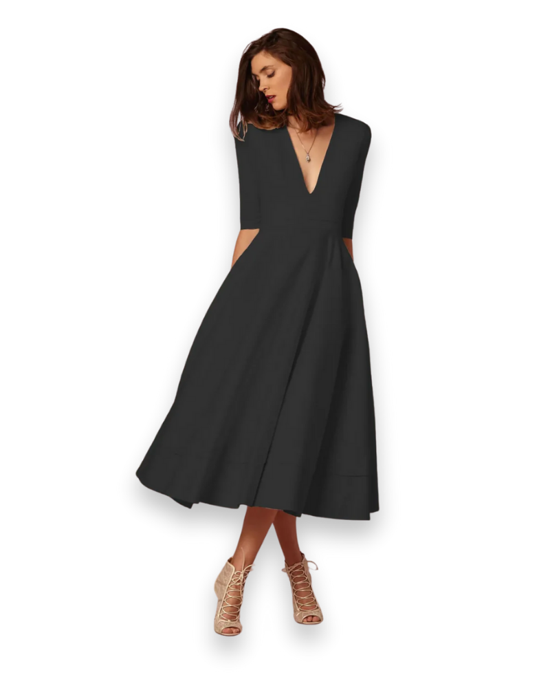 Damen Elegantes Festliches Kleid | Prinzessinnenkleid für Hochzeitsgast