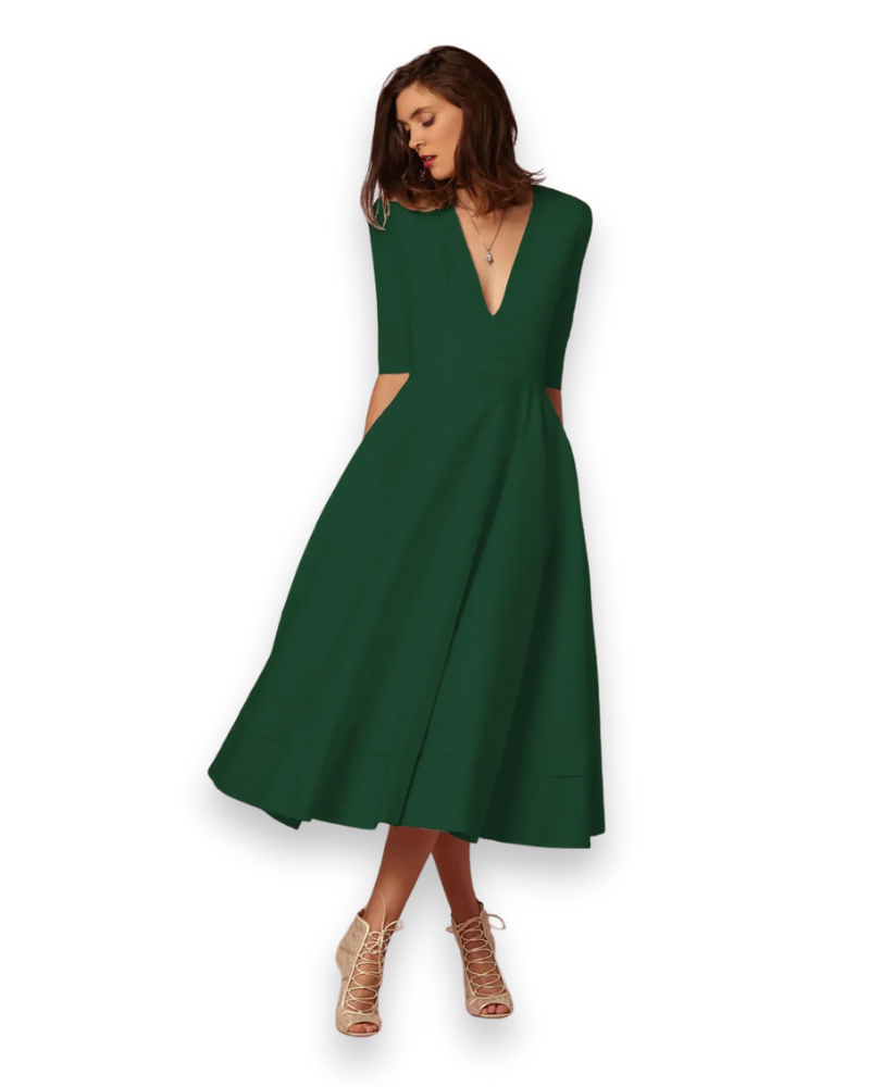 Damen Elegantes Festliches Kleid | Prinzessinnenkleid für Hochzeitsgast