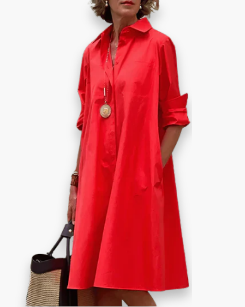 Damen Hemdblusenkleid | Modern & Elegant