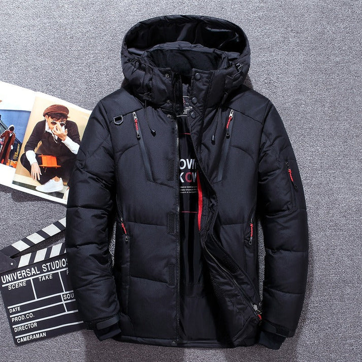 Winterjacke | Kapuze mit Reißverschluss und Fronttaschen