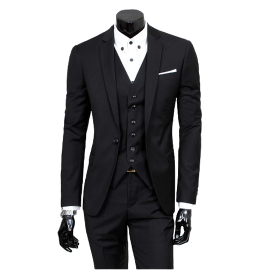 Herren 3-teiliges Modernes Anzug Set | Hochzeitsgäste