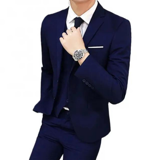 Herren 3-teiliges Slim Fit Anzug Set | Hochzeitsgäste