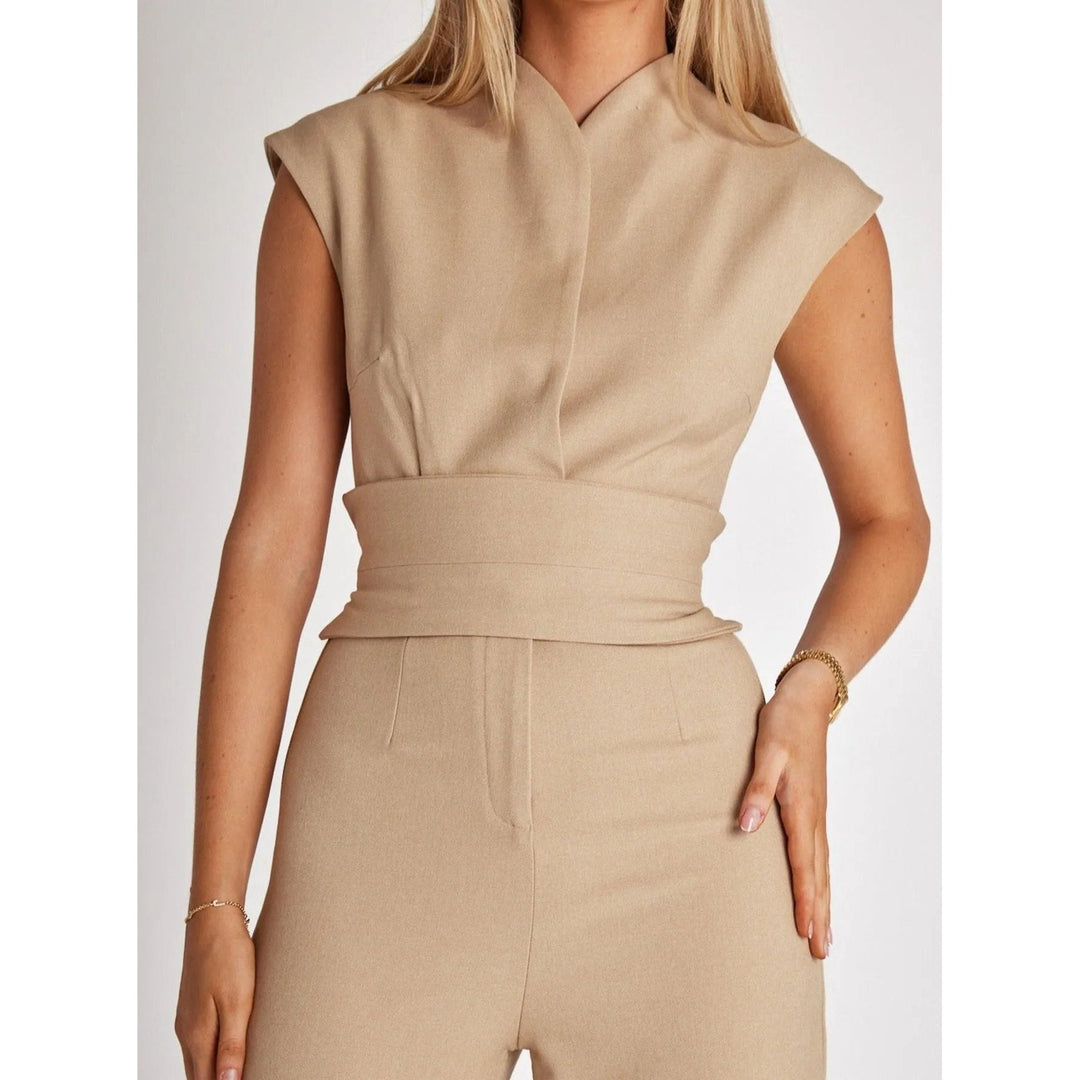 Jacqueline - Jumpsuit Mit Eleganten Weiten Beinen