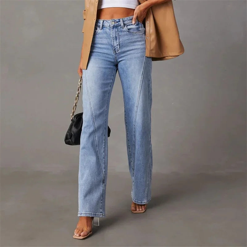 Fayline - Elegant Ausgestellte Jeans