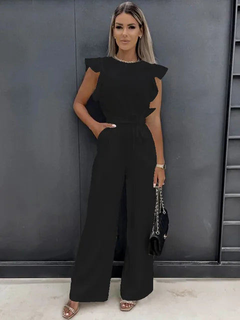 Jean - Eleganter Jumpsuit mit weitem Bein