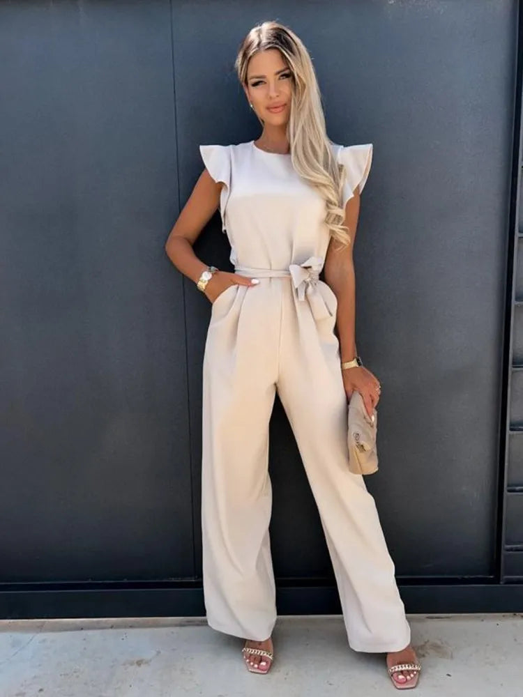 Jean - Eleganter Jumpsuit mit weitem Bein