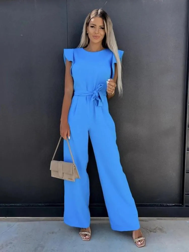 Jean - Eleganter Jumpsuit mit weitem Bein